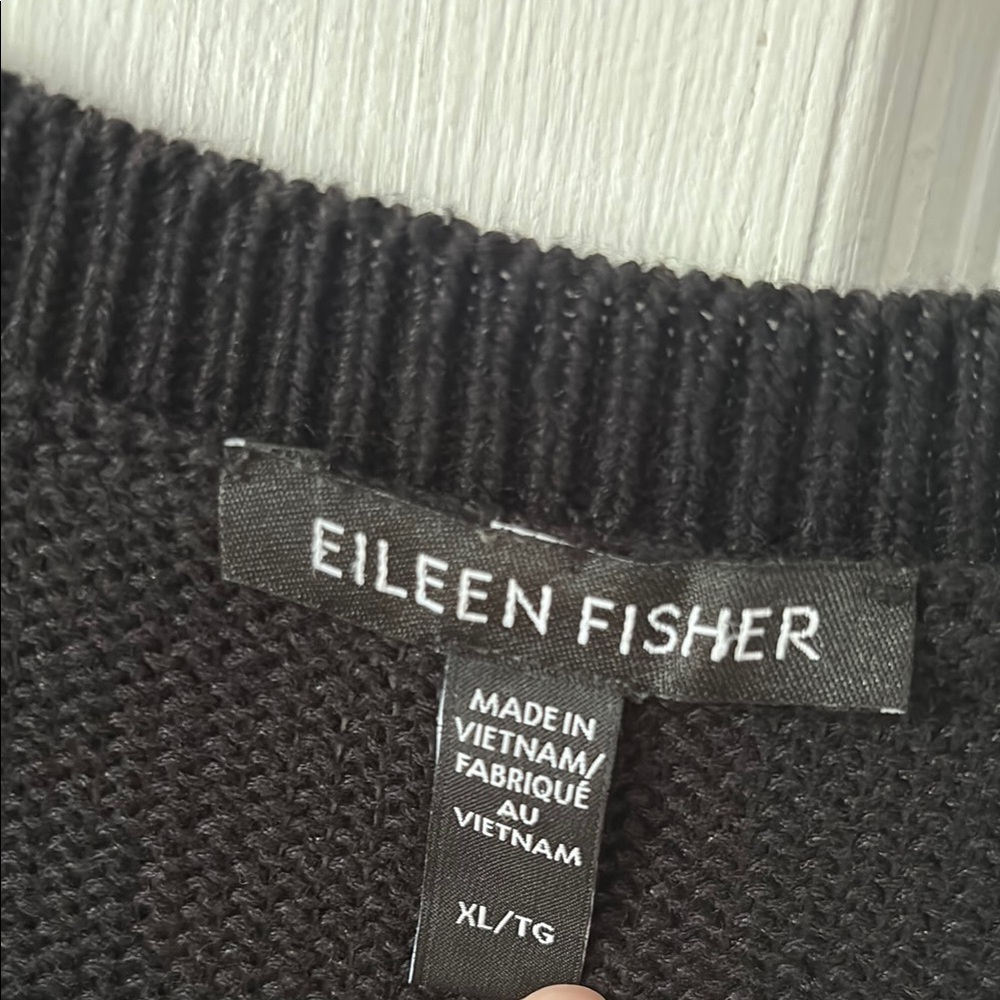 Eileen fisher black sweater